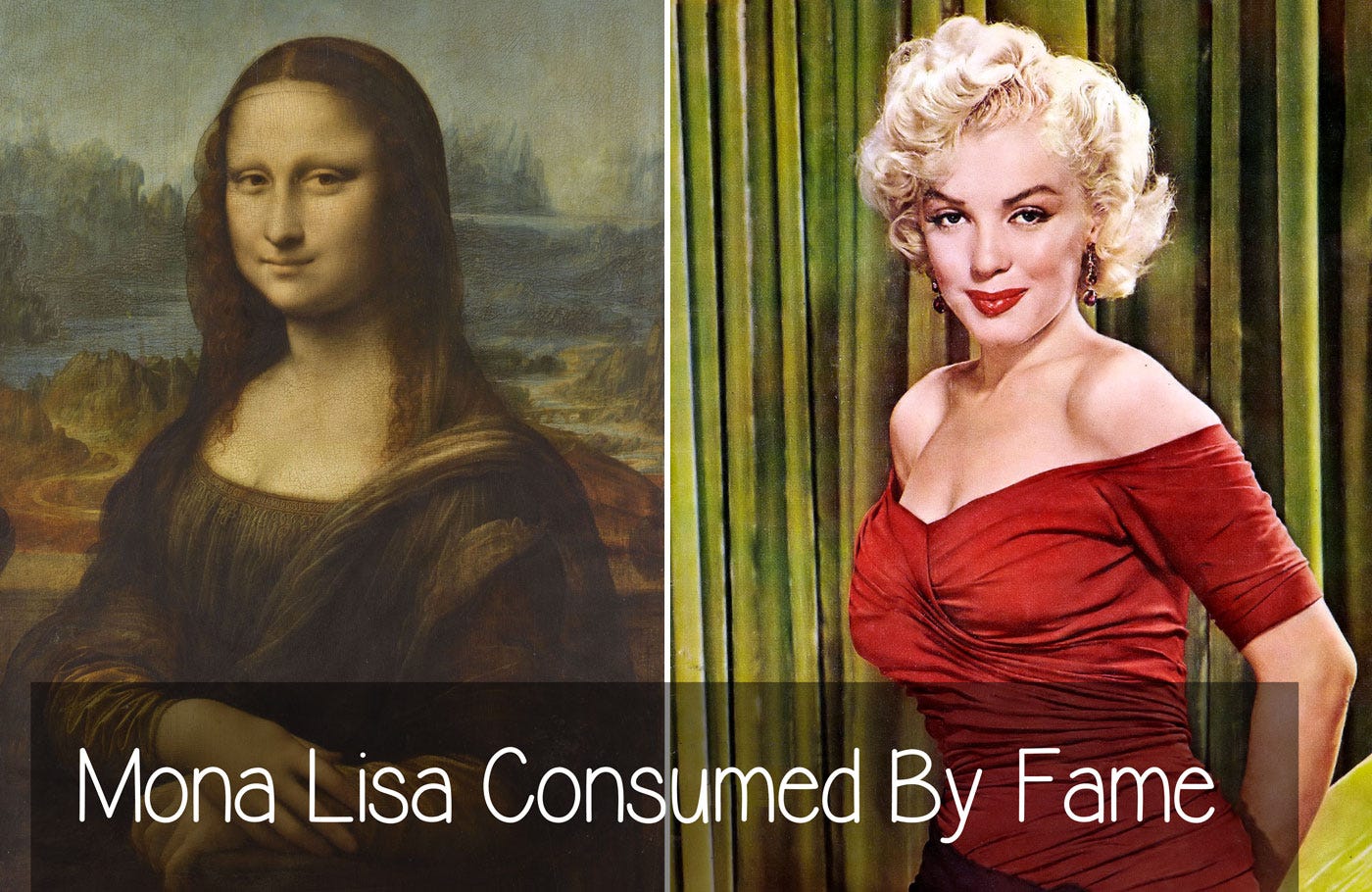 Mona Lisa Consumed By Fame, A celebrity and the lady behind bulletproof glass