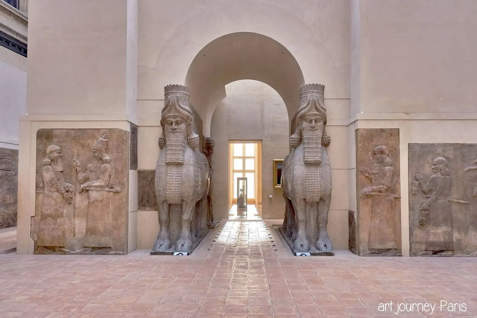 Uncrowded Near Eastern Antiquities Louvre private tour colossal Lamassus Khorsabad
