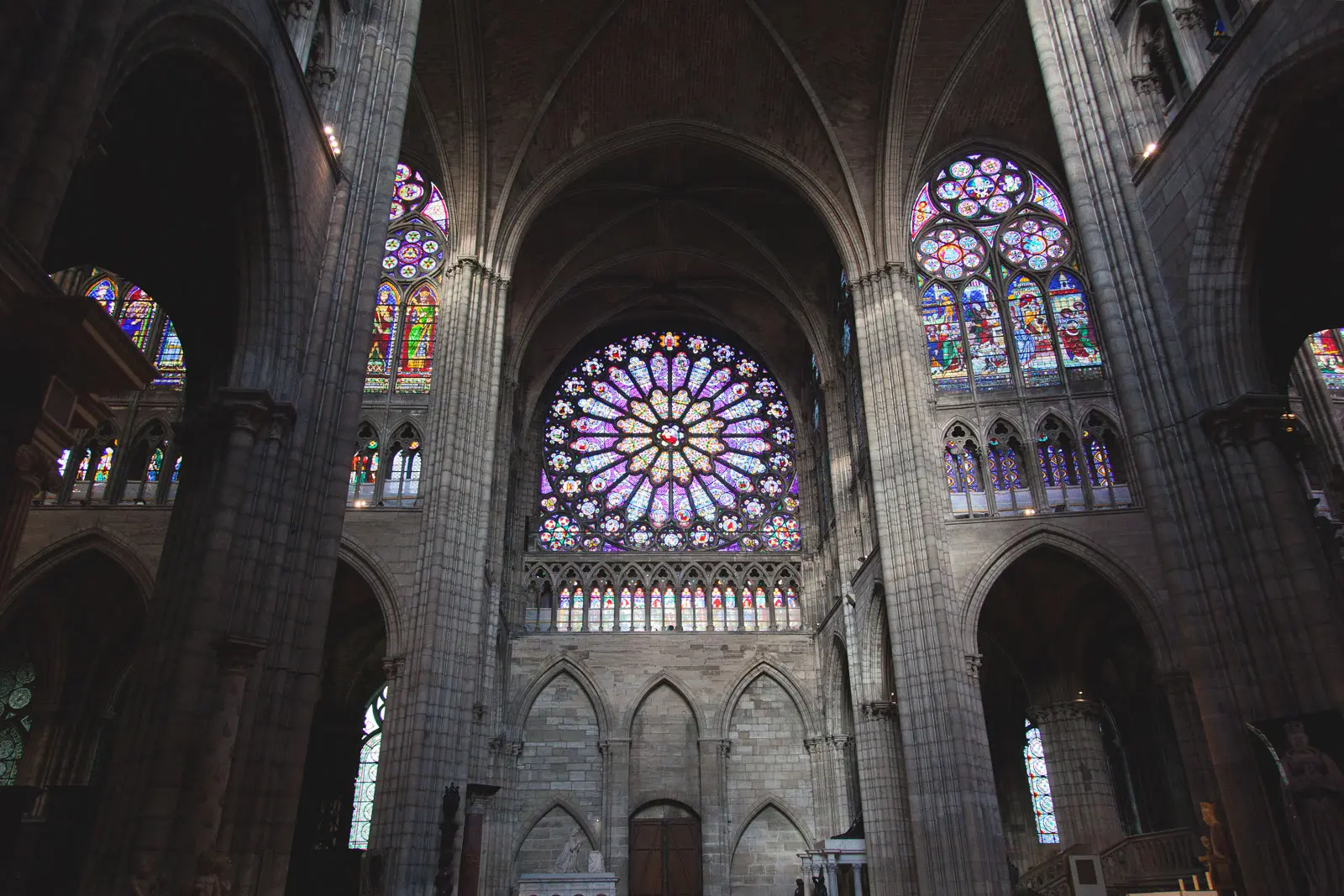 Saint Denis Basilica gothic architecture medieval light
