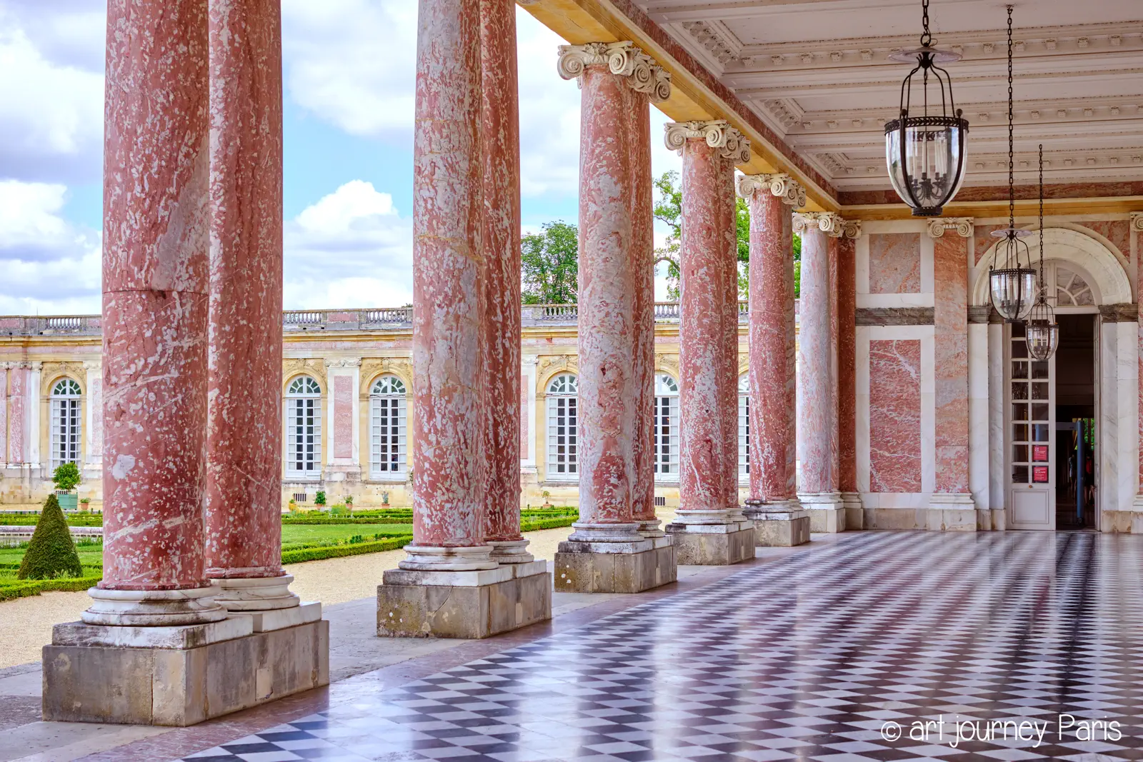 The Grand Trianon, part of a comprehensive private VIP guided visit of Versailles' estate, copyrighted by Art Journey Paris